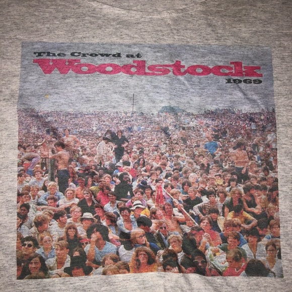 Oversized Woodstock 69’ crop top - Picture 3 of 4
